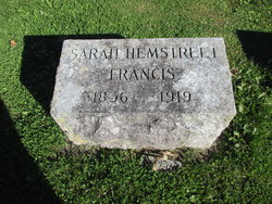 Sarah <I>Hemstreet</I> Francis 