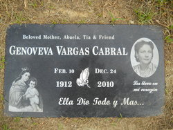 Genoveva “Spanish Nana” <I>Vargas</I> Cabral 