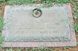 Esther Lucile <I>Hudson</I> Hall 