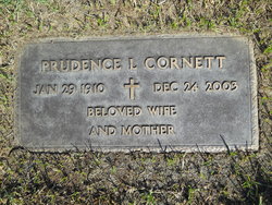 Prudence Laurel <I>Curtis</I> Cornett 