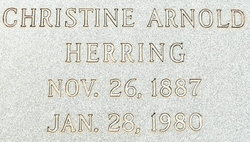 Christine <I>Arnold</I> Herring 