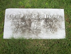 Carrie <I>Jones</I> Bullington 