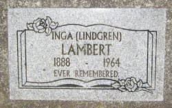 Ingeborg Marie “Inez” <I>Lindgren</I> Lambert-Weider 