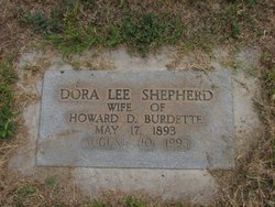 Dora Lee <I>Shepherd</I> Burdette 