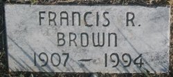 Francis R Brown 