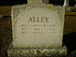 Abby F <I>Gorham</I> Alley 