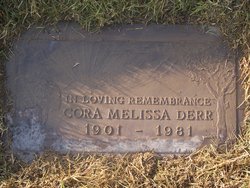 Cora Melissa <I>Robison</I> Derr 