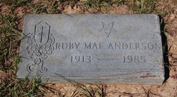Ruby Mae <I>Kennedy</I> Anderson 