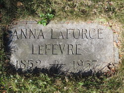 Agnes “Anna” <I>La Force</I> Le Fevre 