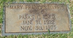 Mary Francis <I>Harris</I> Knox 