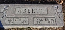 Luetta Margaret <I>Engeman</I> Abbett 