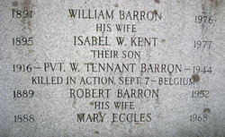 Pvt. William Tennant Barron 