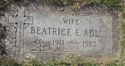 Beatrice E <I>Labrec</I> Adler 