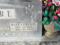 Mary Elizabeth <I>Cumpton</I> Moore 