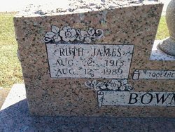 Ruth <I>James</I> Bowman 