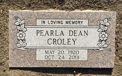 Pearla Dean <I>Hargis</I> Croley 