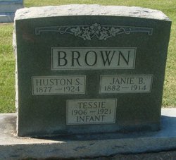 Sarah Jane “Janie” <I>Brown</I> Brown 