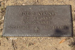 Joe D Atkins 