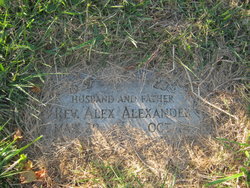 Rev Alex Alexander 