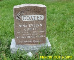 Nina Evelyn <I>Cubitt</I> Coates 