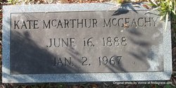 Katherine <I>McArthur</I> McGeachy 