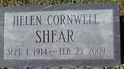 Helen <I>Cornwell</I> Shear 