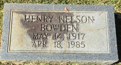 Henry Nelson Bowden 