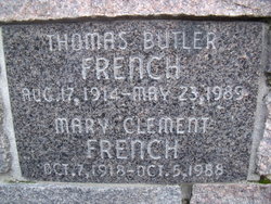 Mary Grimsley <I>Clement</I> French 