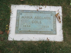 Marie Adelaide <I>Dexter</I> Cole 