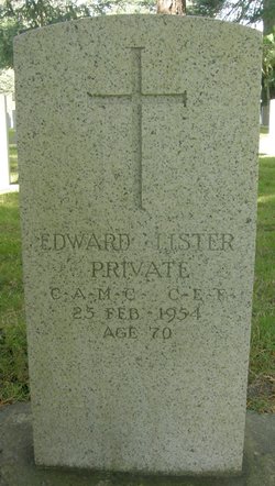 Pte Edward Russell Lister 