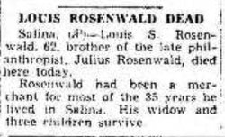 Louis S. Rosenwald 