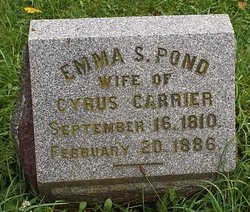 Emma S. <I>Pond</I> Carrier 
