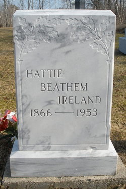 Harriet C. “Hattie” <I>Twombly</I> Beathem Ireland 
