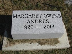 Margaret <I>Owens</I> Andres 