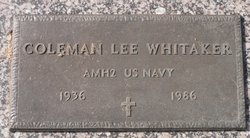 Coleman Lee Whitaker 