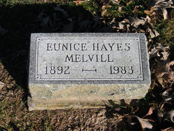Eunice <I>Hayes</I> Melvill 