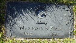Marjorie B. <I>Roe</I> Riber 