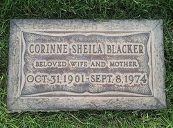 Corinne Sheila “Cora” <I>Fuller</I> Blacker 