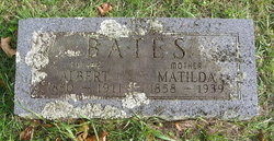 Matilda Jane <I>Van Dusen</I> Bates 
