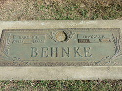 Frances E. <I>Curtis</I> Behnke 