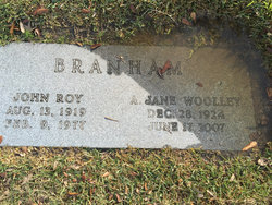 A. Jane <I>Woolley</I> Branham 