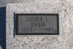 Selma Lobelia “Sam” <I>Larson</I> Baum 