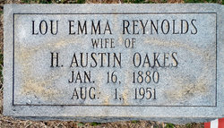 Lou Emma <I>Reynolds</I> Oakes 