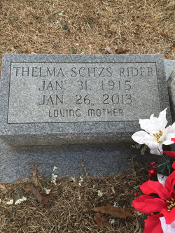 Thelma Etta <I>Scitzs</I> Rider 