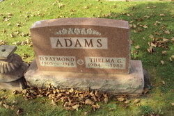 Thelma G. <I>August</I> Adams 