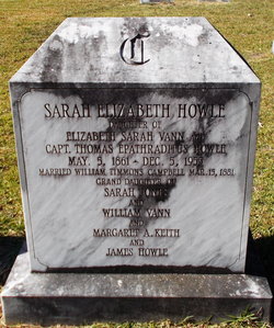 Sarah Elizabeth <I>Howle</I> Campbell 