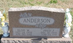 Fred J Anderson 