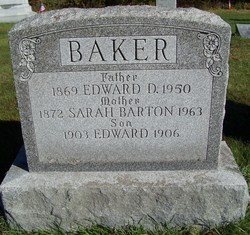 Sarah <I>Barton</I> Baker 