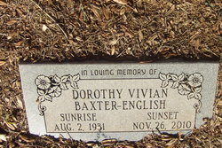 Dorothy Vivian Baxter-English 