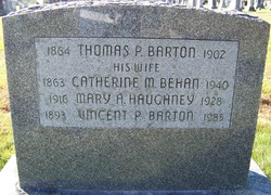 Catherine M <I>Behan</I> Barton 